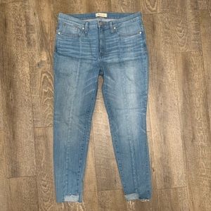 FREE SHIPPING nwot madewell skinny jeans mid wash